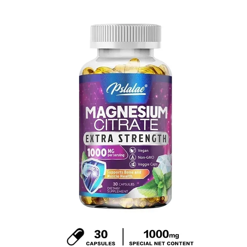 Magnesium Citrate - Muscle Nerve and Energy Support Improved Heart Health