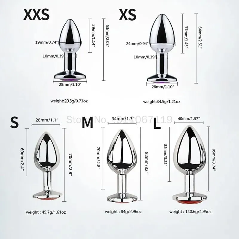 2025 Hot Metal Anal Plug Jewelry Base Beginner To Expert Butt Tail Plug Female Male G-Spot Anus Sex Toys for Couples Adult Games