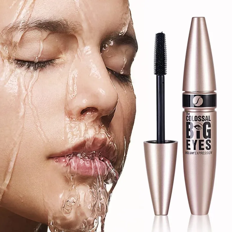 Waterproof 2 in 1Mascara eyeliner Set Lengthening Black Lash Eyelash Extension Eye Lash Brush Beauty Makeup Long-wearing Mascara — image 3