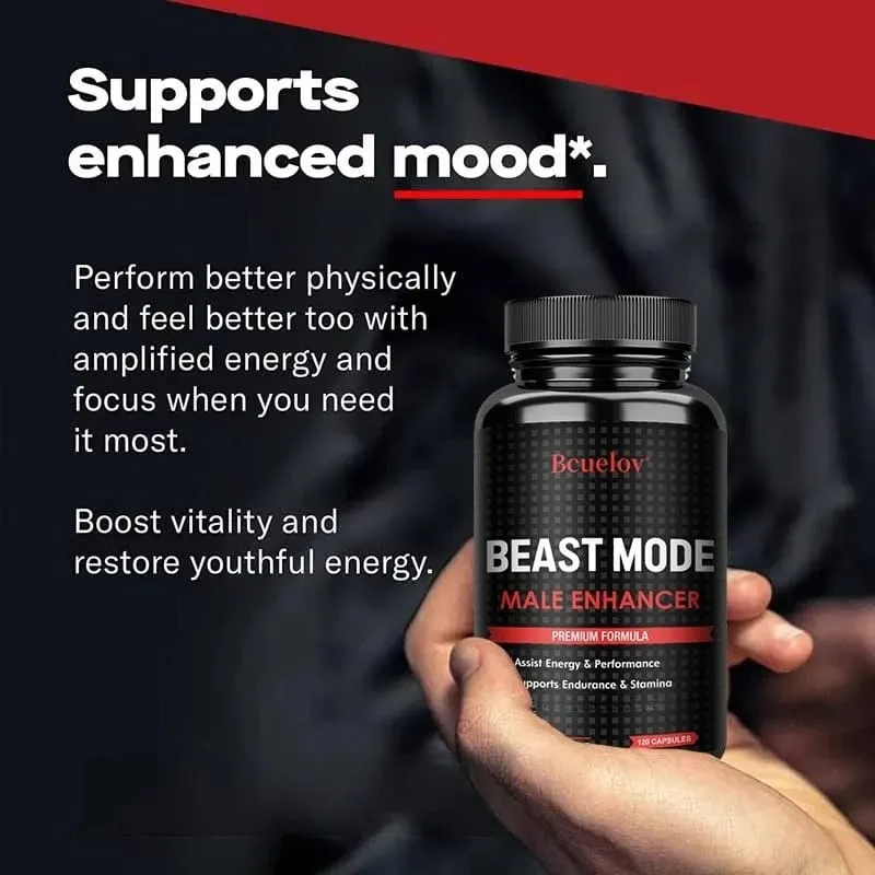 L-Arginine Capsules - Enhance Muscle Building Endurance Energy Boost Improve Men's Muscle Health Dietary Supplement NON-GMO — image 4