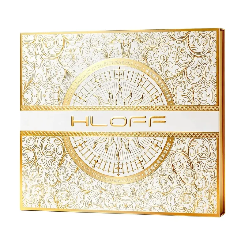 Makeup Gift Set Complete Cosmetics Kit Lipstick Blush Pressed Powder & Loose Powder Perfume Full Face Beauty Collection