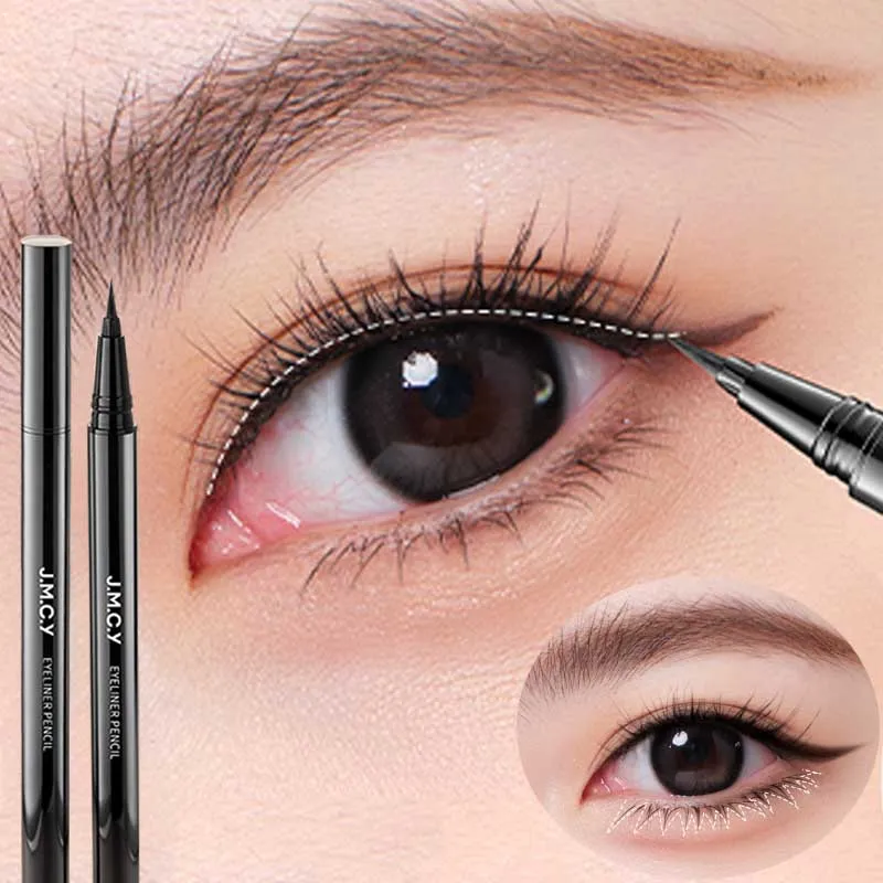 1 Pcs Black Color Eye Make-up Liquid Eyeliner Lasting Waterproof Non Fading Beauty Makeup Tools Quick Dry Non Halo Dye Eyeliner — image 2