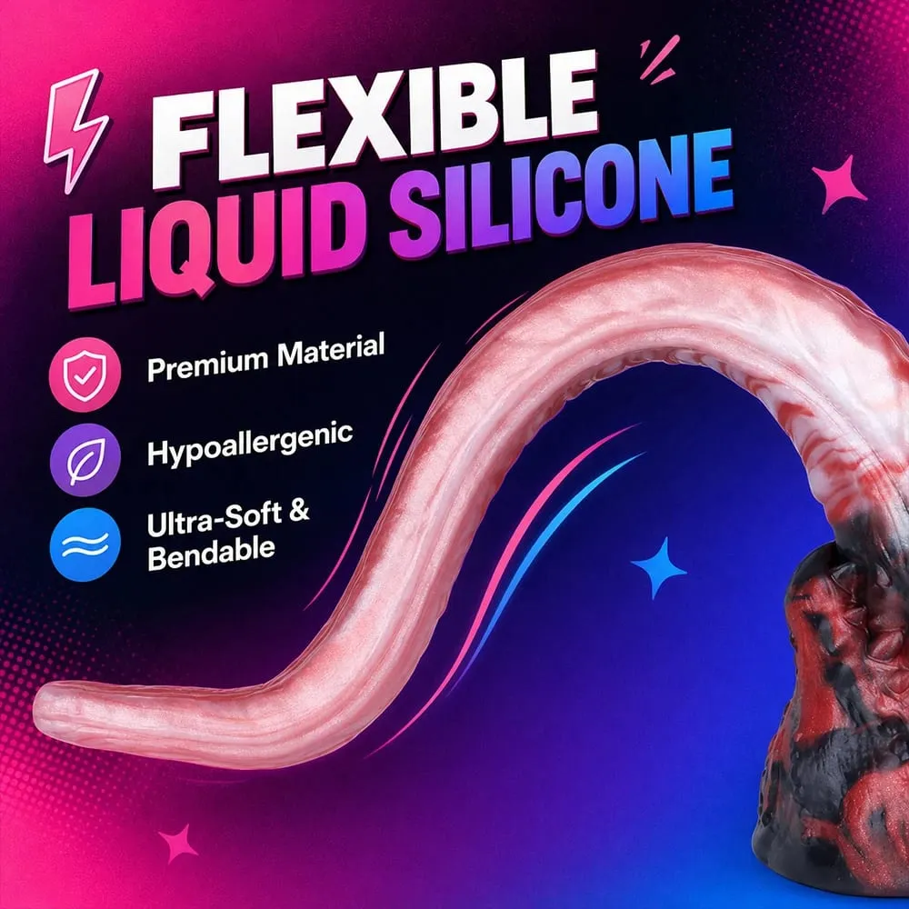 55cm Long Dragon Dildo Extendable Camera Dilator Silicone Anal Expansion Butt Plug Anus Exploration 18+ Sex Toys For Adults