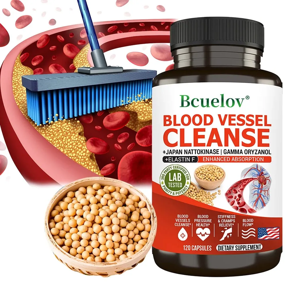 Vascular Cleansing Supplement - Increases Absorption Dissolution Blood Circulation - Flexibility & Elasticity Circulation — image 1