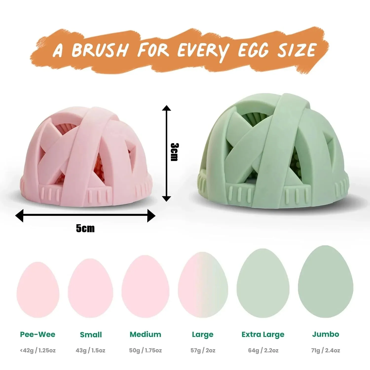Silicone Egg Washing Brush Specialized Egg Cleaner Tool Flexible Food Grade Scrubber for Farm Fresh Eggs Kitchen Use — image 9