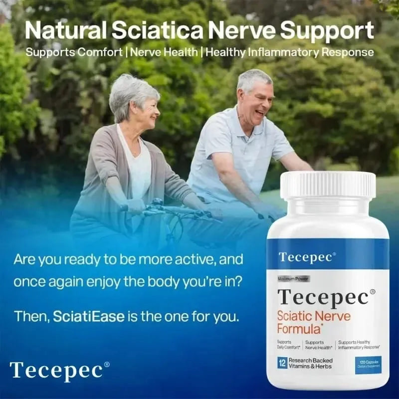 Sciatica Capsules - Helps Relieve Joint Pain Discomfort in The Hips Legs and Lower Back and Improves Nervous System Health — image 4