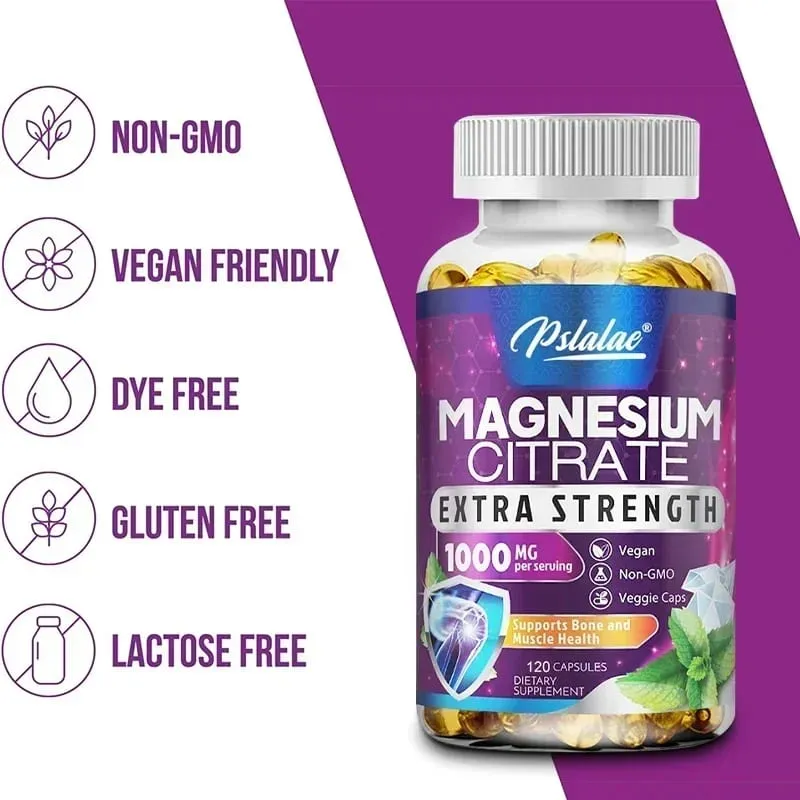 Magnesium Citrate - Muscle Nerve and Energy Support Improved Heart Health — image 4