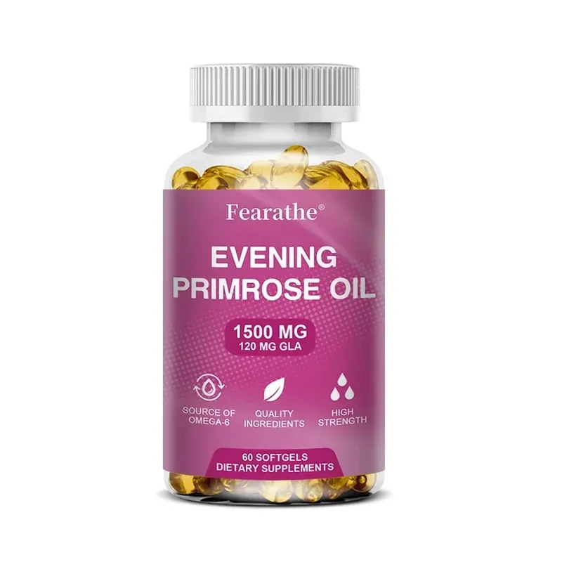 Natural Evening Primrose Oil Capsules Antioxidant Bone Strengthening Immunity Suitable for Women To Improve Endocrine Health — image 8