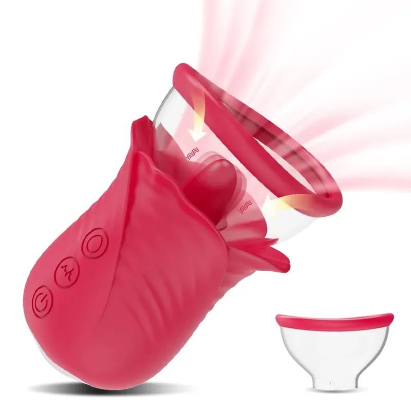 Tongue Sucking Licking Vibrator for Women Clitoris Vacuum Sucker Stimulator Oral Vagina Nipples Vibrating Female Adult Sex Toys — image 7