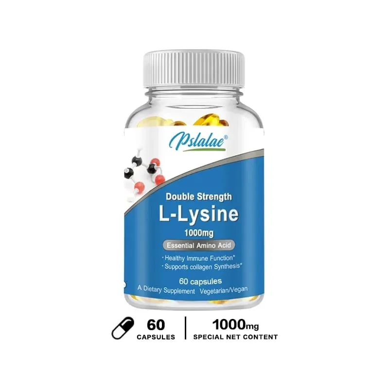 L-Lysine Supplement 1000 mg 120 Capsules Amino Acid Capsules — image 7