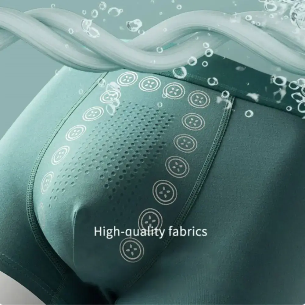 Energy Field Therapy Men's Underwear Elastic Polyester Fibre Long Lasting Slim Briefs Breathable Magnetic Therapy Men Underwear