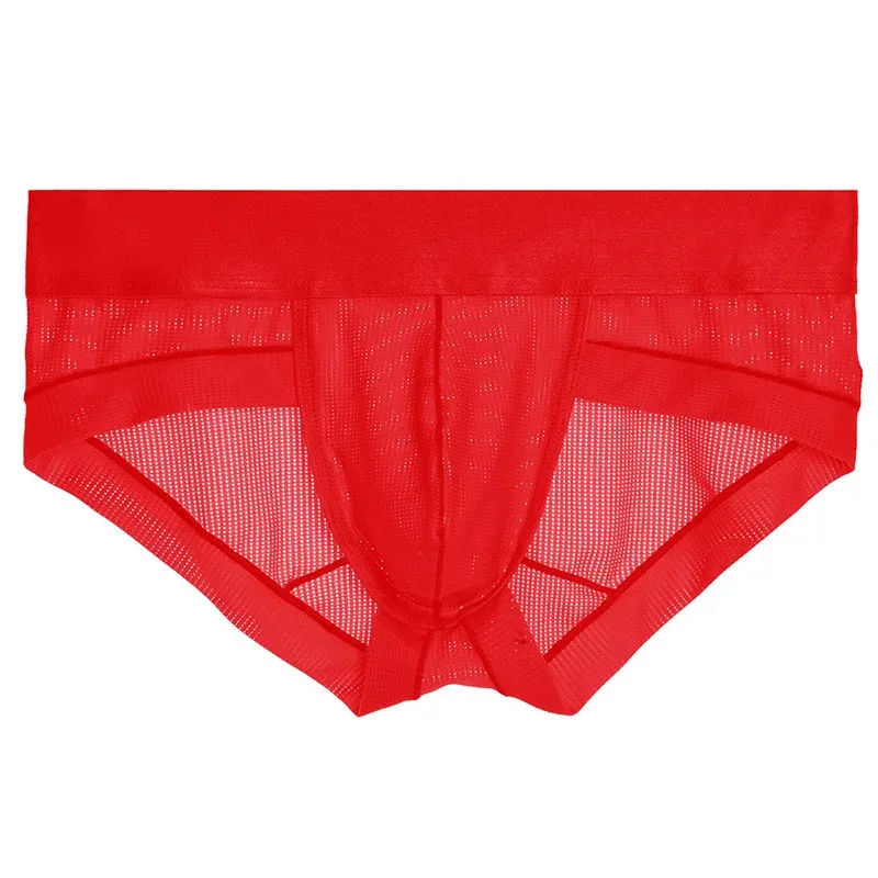 Új alsónemű férfi rövidnadrágokhoz Cueca Masculina Ropa Interior Hombre Calzoncillos Slip Mesh légáteresztő bugyi S-XL — image 13