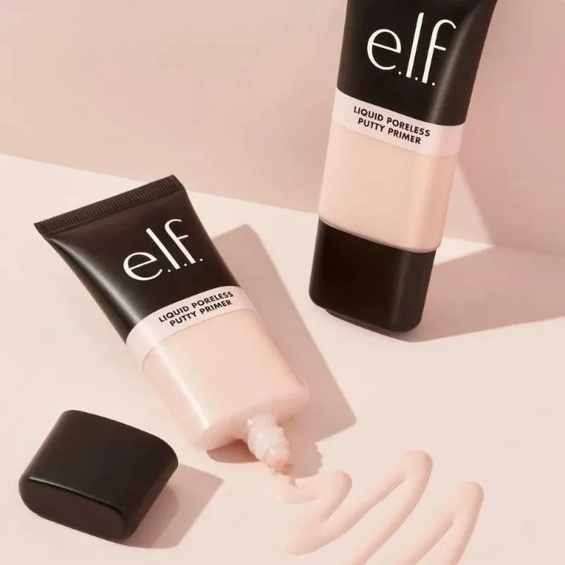 Elf Liquid Poreless Putty Primer Power Power Grip Matte Primer Dewy Setting Spray Halo Glow Liquid Filter & Blush Beauty Wand — image 4