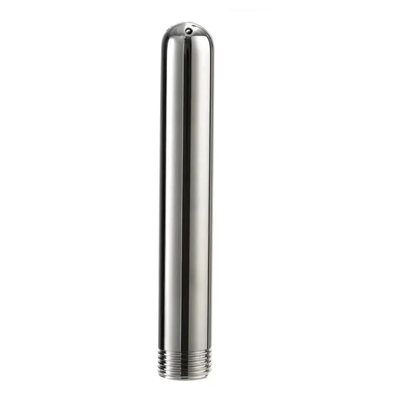 Stainless Steel Douche Enema Syringe Anal Plug Shower Cleaning Set Metal Enema Anal Butt Plug Nozzle Tip Attachment Gay Man — image 9
