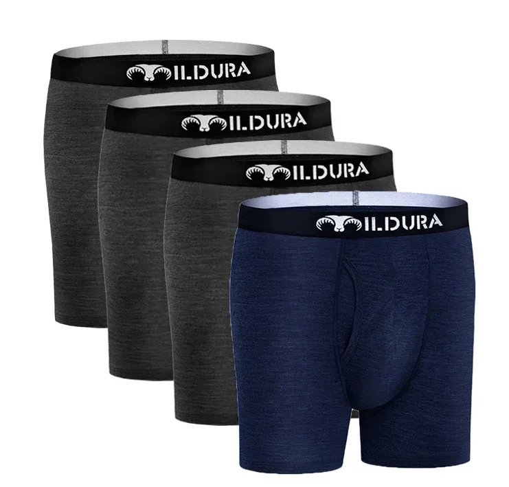 100% Merino Wool Boxer Briefs Men Underwear Merino Wool Boxer Underpants Men Boxer Brief Moisture Wicking Breathable Soft 180G — image 26