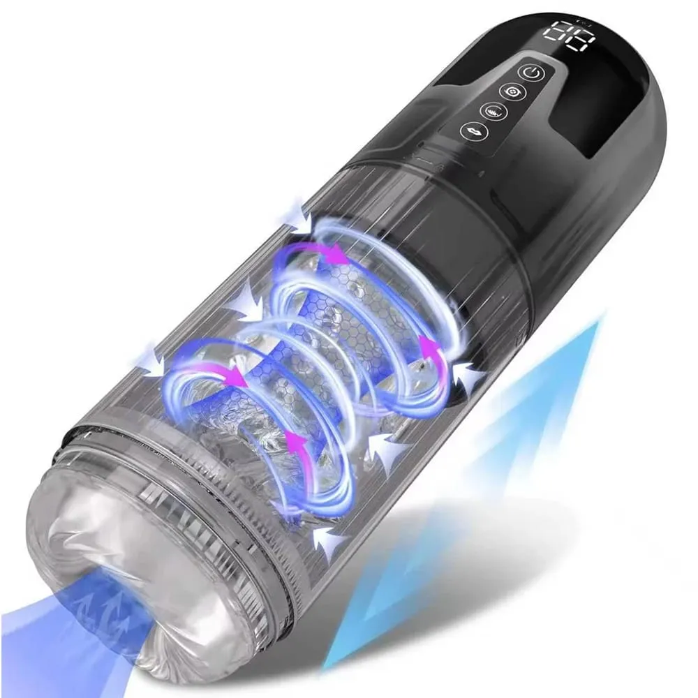 Automatic Male Masturbator Cup Pocket Pussy Stroker with 3 Pump 7 Thrusting Rotating Vibrating Sucking Sex Machines Sex toys Men — image 1