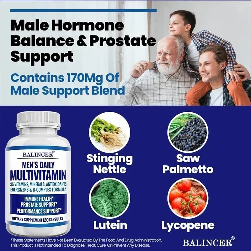 Multivitamin Supplement for Men – Provides Cognitive Brain Health Energy and Stamina and Muscle Mass — image 5