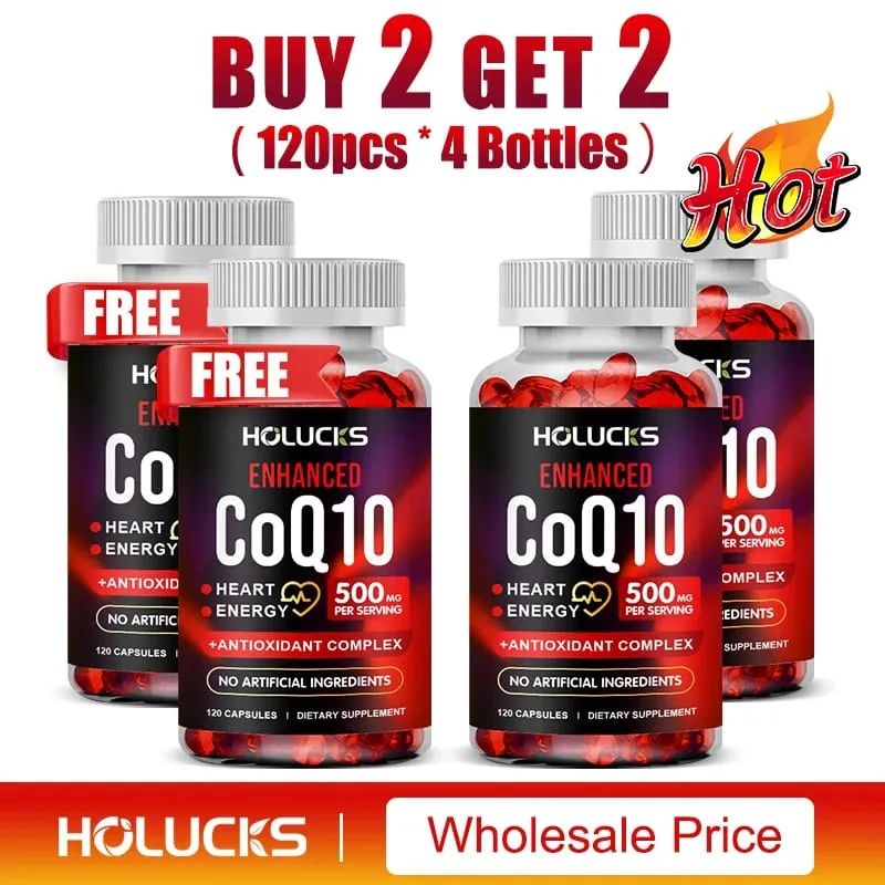 Antioxidant CoQ10 pro kardiovaskulární a srdeční zdraví Podpora imunitní energie a vitality Super vstřebávání Bez GMO — image 9