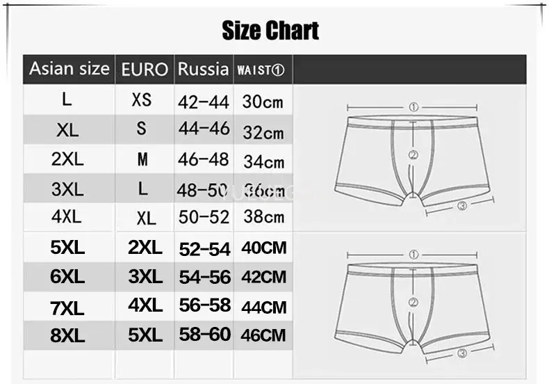 Plus Size 8XL Bamboo Boxer Shorts for Men 4-Pack - Breathable Moisture Wicking Anti Chafing Underwear, Solid Color Comfortable T — image 7