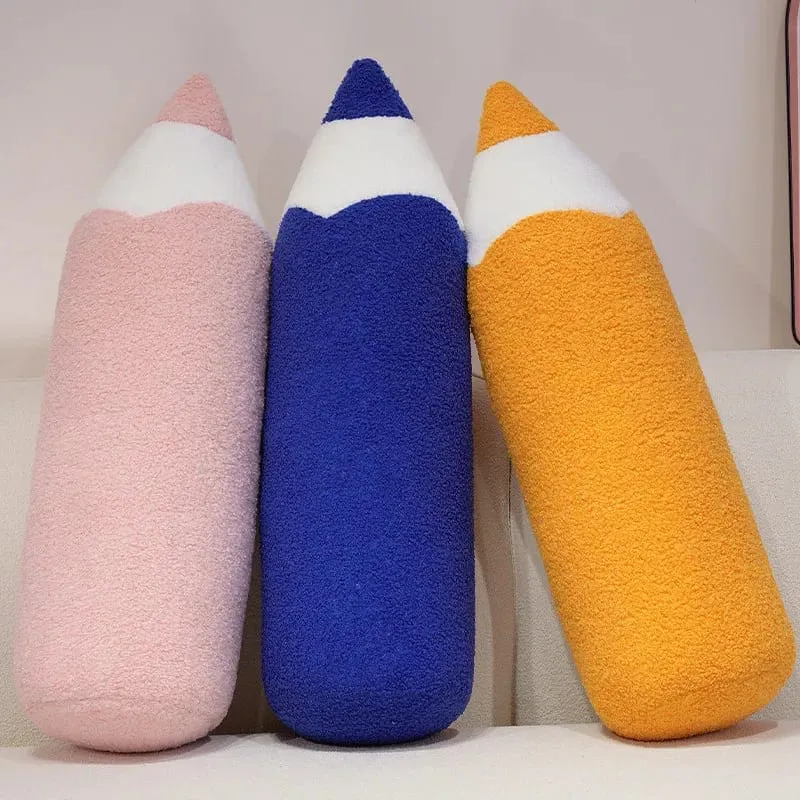 70CM Cartoon Colored Pencil Plush Pillow Soft Sofa Room Cushion Simulation Crayon Toys Nice Gifts — image 4