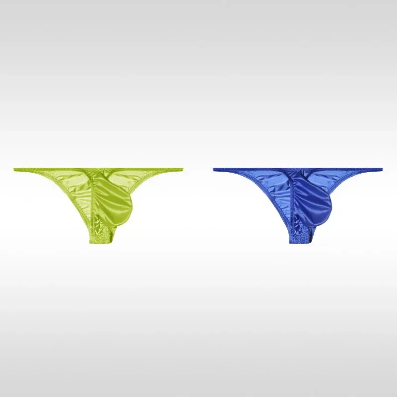 Men's Underwear Ice Silk Low Rise Sexy Bikini Briefs — image 11