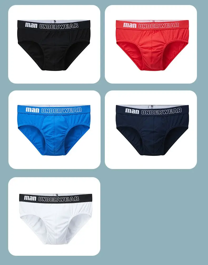 Cotton Briefs Mens Comfortable Underpants Man Underwear M L Size Sexy Man Boxers Breathable Underwear — image 9