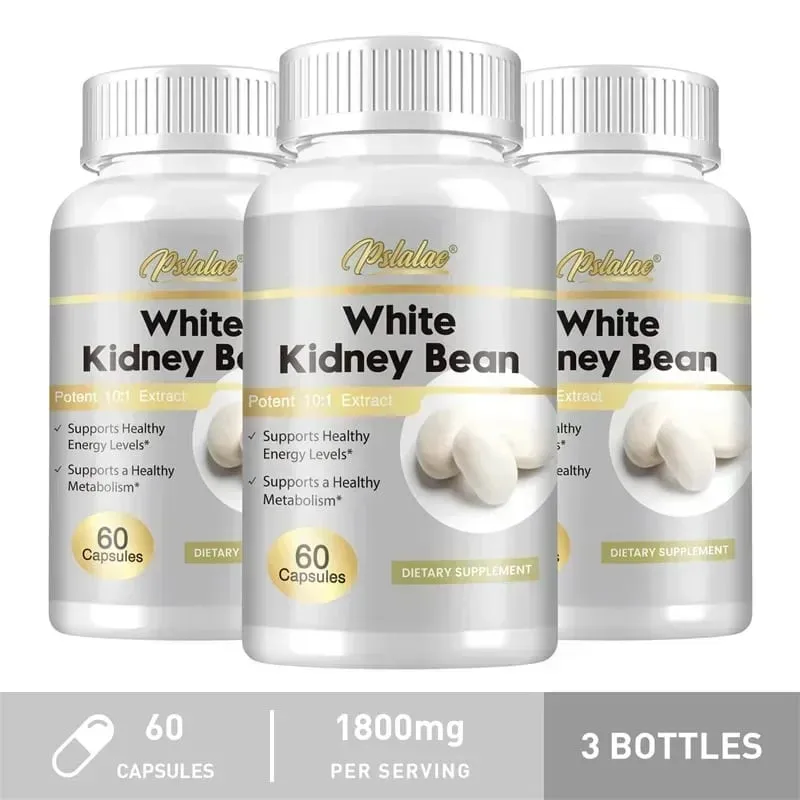White Kidney Bean Capsules - Antioxidants Supports Digestive Health Controls Appetite Boosts Metabolism Improves Energy Levels — image 10