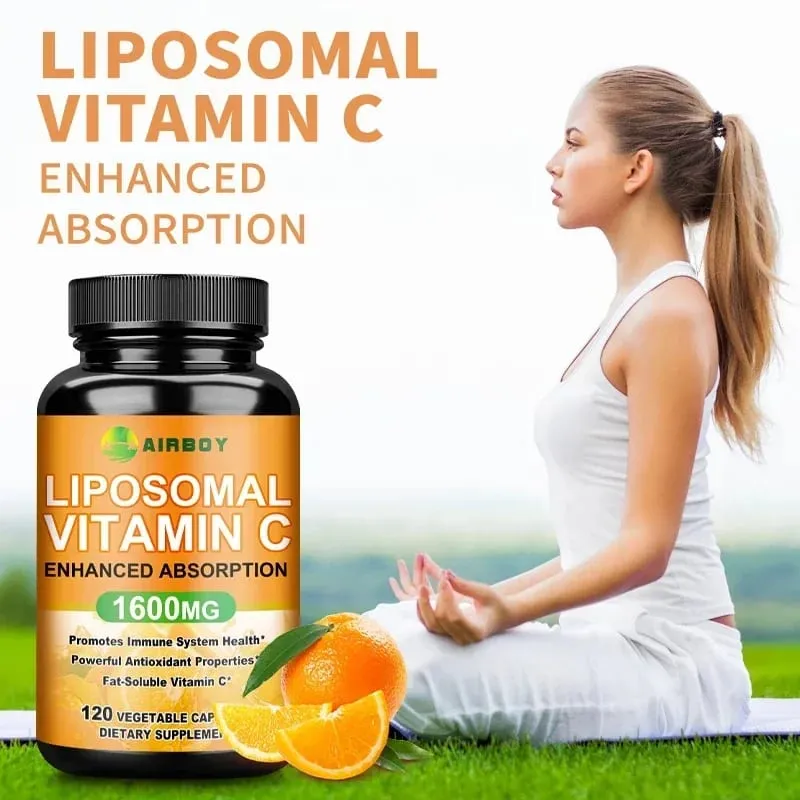 Liposomal Vitamin C - Immune Support Promotes Collagen Production Promote Fat dissolving Antioxidant — image 3