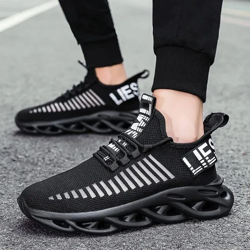 Men Shoes Comfortable Casual Sneakers Breathable Platform Running Shoes Man Mesh Tenis Sport Shoes Waling Tenis Masculino — image 4
