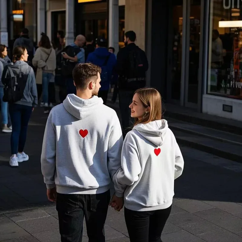 Customized Your Brand Logo DIY Design 600GSM Mens Hoodies High-quality Women Sweatshirt Solid Color Cotton Loose Streetwear — image 10