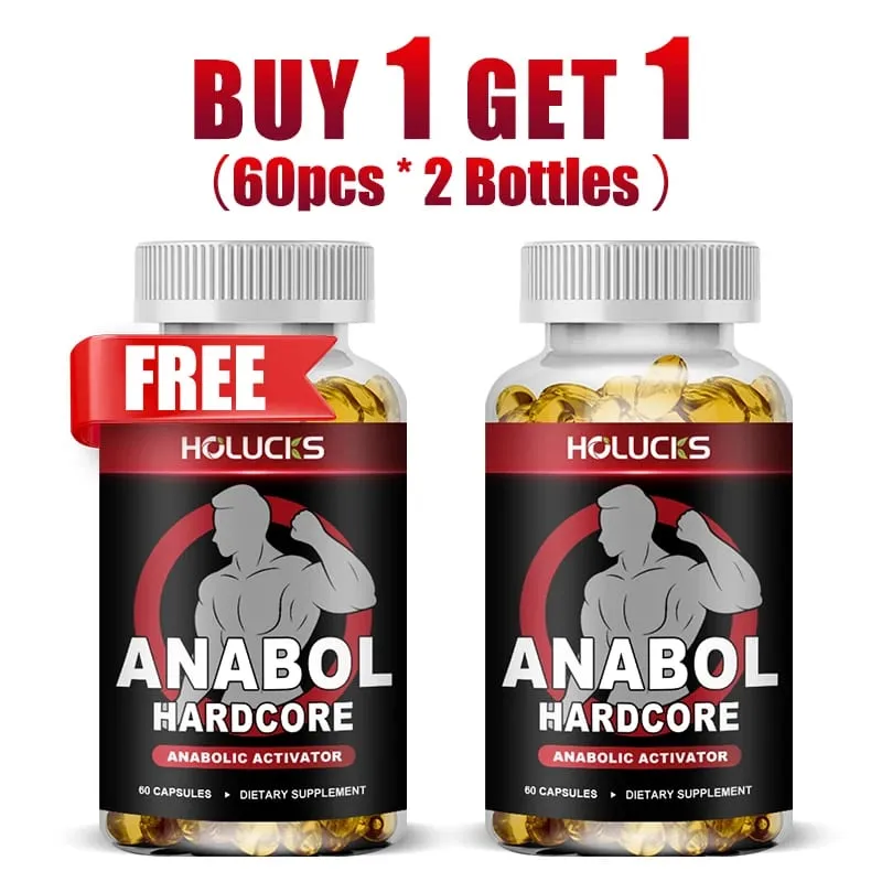 Anabol Hardcore Anabolic Activator Capsules Support Muscle Building Strength Gains & Fat Shredding for Athletes — image 9