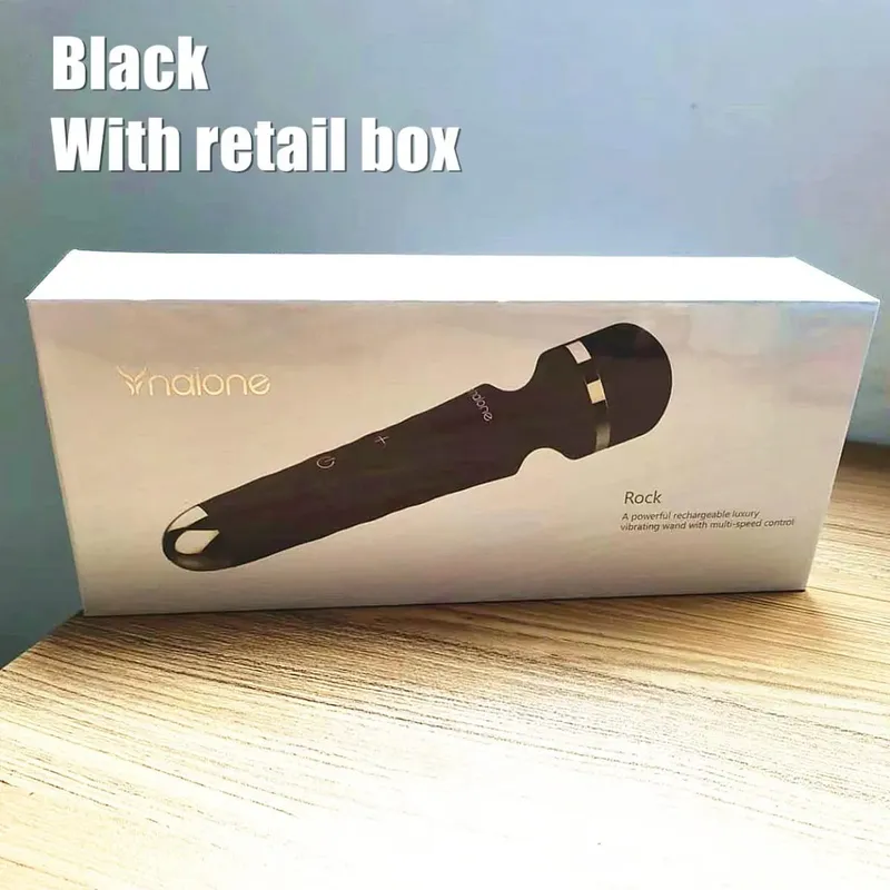 Nalone Rock Powerful Clitoris Vibrator USB Recharge Magic Wand AV Vibrator Massager Sexual Product Erotic Sex Toys for Women — image 10