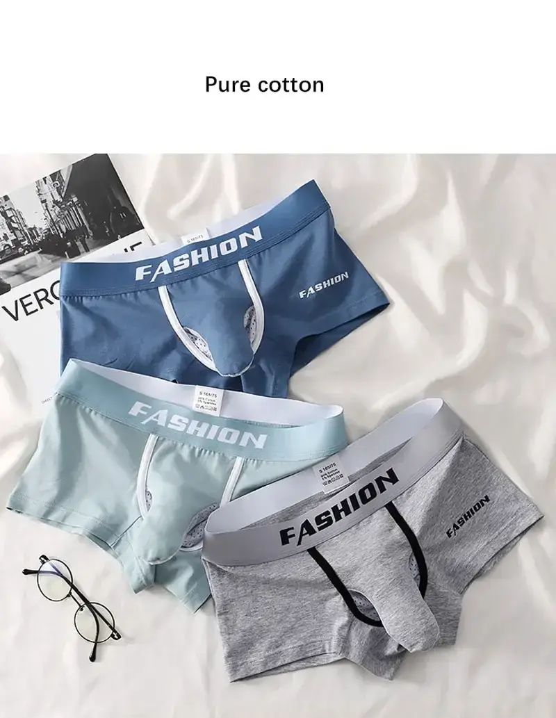 Fashion Mens Underwear Elephant Nose Big Penis Pouch Comfortable Boxer Shorts Panties Cotton Breathable Men's Underpants Undies — image 2
