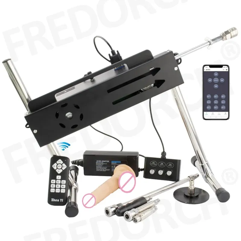 200W Turbo Gear Powerful F21S Sex Machine APP/Wired/Wireless Control Love Machine with Big Dildo Adult Toy 3-15cm Strok