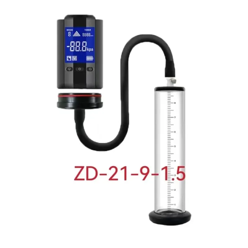 Men's Smart Penis Pump Electric Masturbator Penis Endurance Trainer Acrylic Erotic Negative Pressure Cylinder Sex Toy for Men18+ — image 8