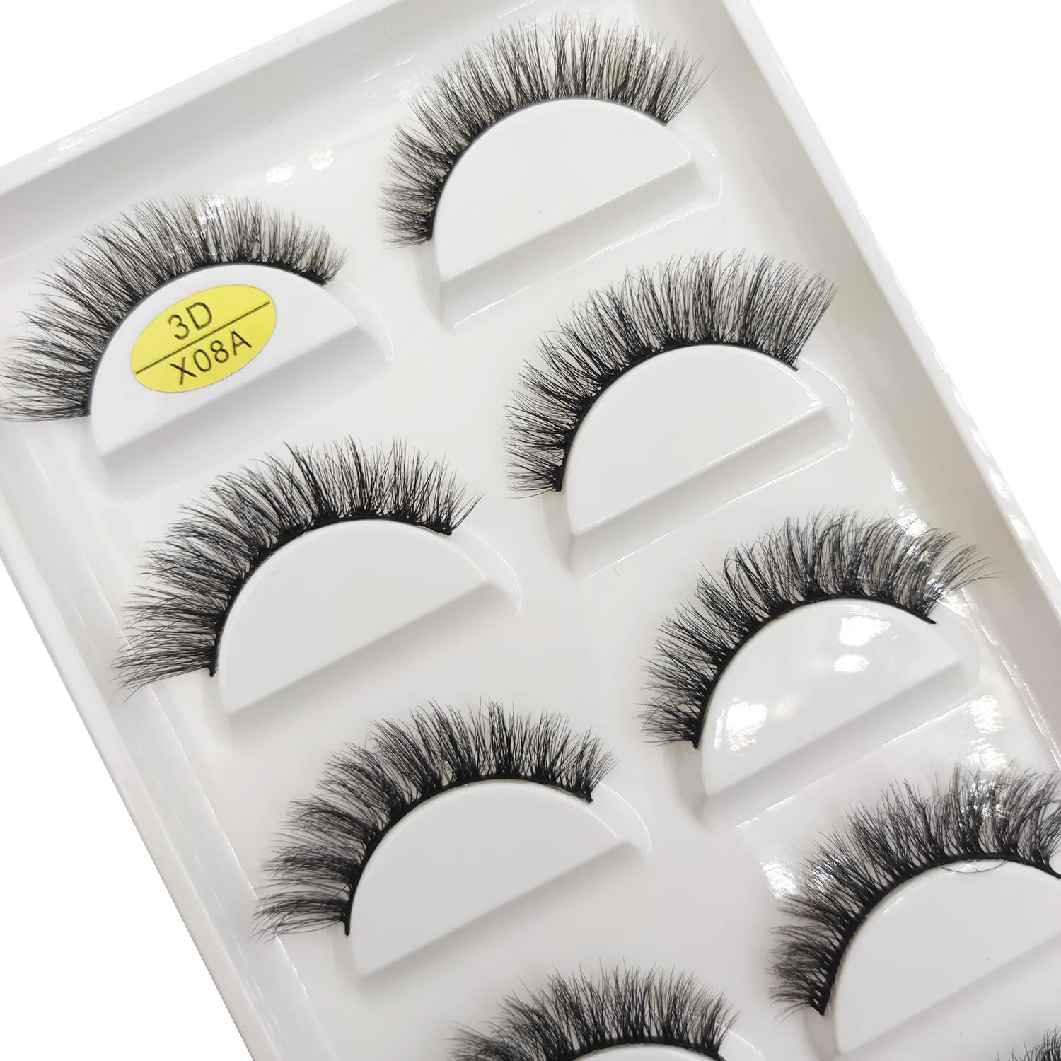 NEW Eyelash 3D Natural Mink False Eyelashes Makeup Fake Eye Lashes Faux Cilios Make Up Beauty Tools 5 Pairs — image 3