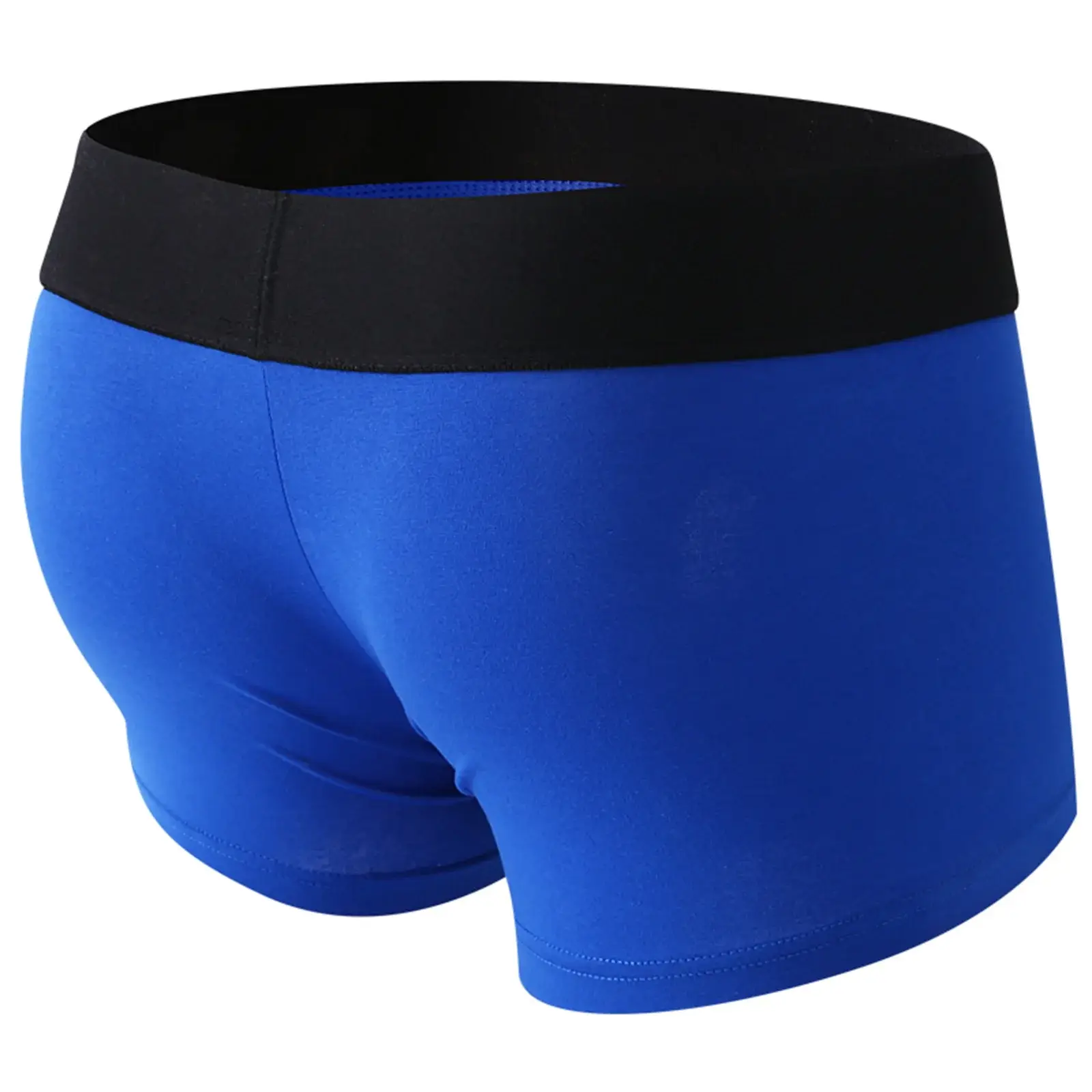 Herren-Boxershorts mit Vorderloch-Beutel, Unterwäsche, Silikon-Cockring, sexy Boxershorts, breiter Bund, Baumwollunterhose, aushöhlen, Dessous — image 9