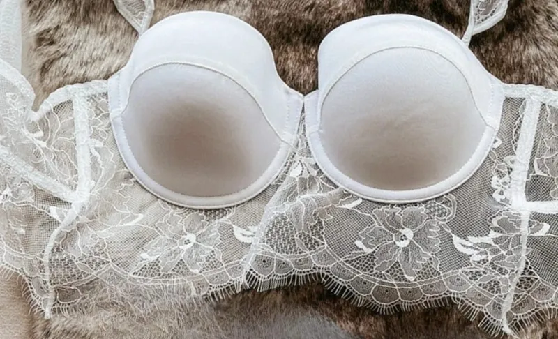 セクシーな Summer Thin Cup Lace Lingerie Set Soft Underwire Deep U‑Back Push‑Up Bra Matching Underwear Breathable Daily Intimates