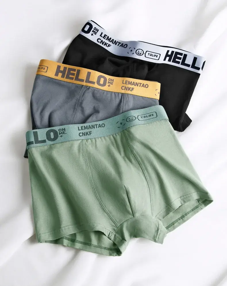 L-5XL Plus Size Men Boxer shorts Elastic Fiber Male Underwear Breathable 3D-Pouth Boxer Underpants Seamless Boxer Knickers — image 1