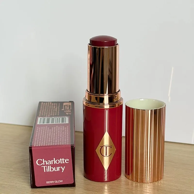 CT Lip Plumping Gloss lipstick Long‑wearing Effortlessly Blended Natural Look Cheeks Blush Stick Cream Dewy Finish Peach Glow — image 8