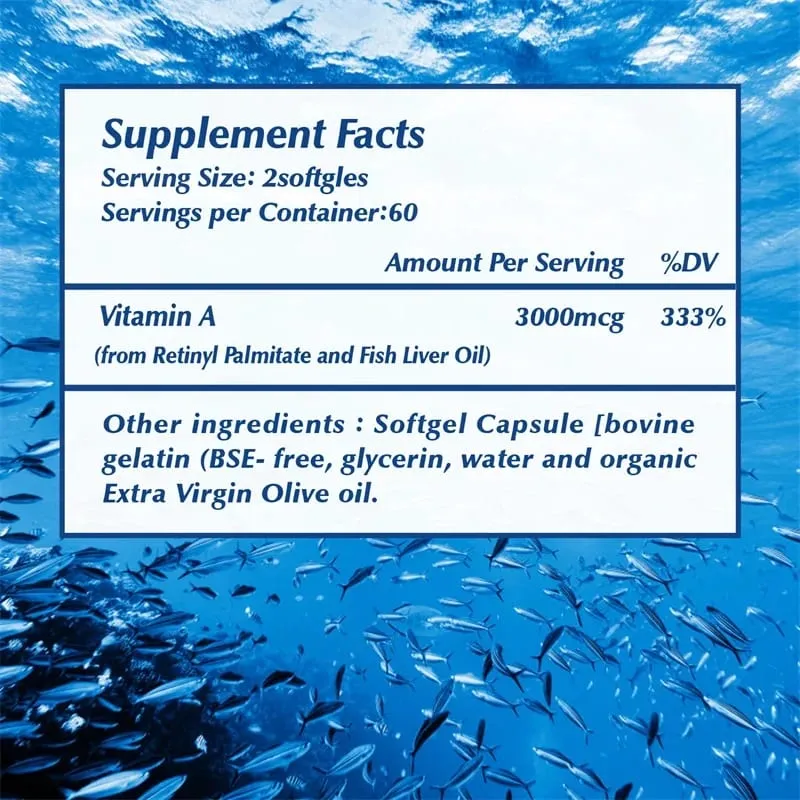Vitamin A 10 000 IU - Promotes Eye Health Boosts Immunity Non-GMO — image 2