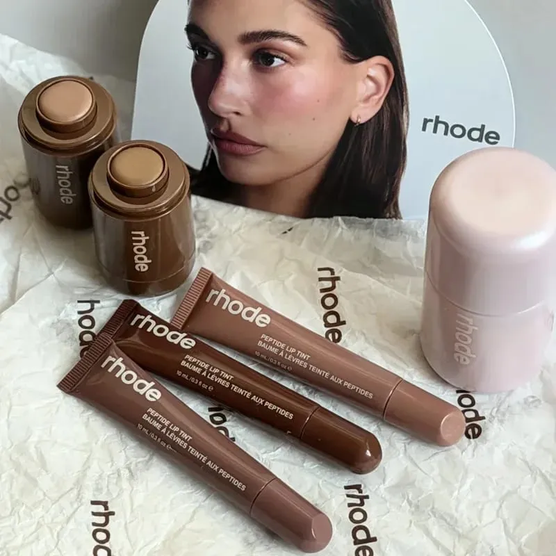 RHO Newest Lip Gloss Lip Balm Smoothing Contour Stick Waterproof Bronzer Natural Finish Nose & Jawline Contouring Pocket Gift — image 4