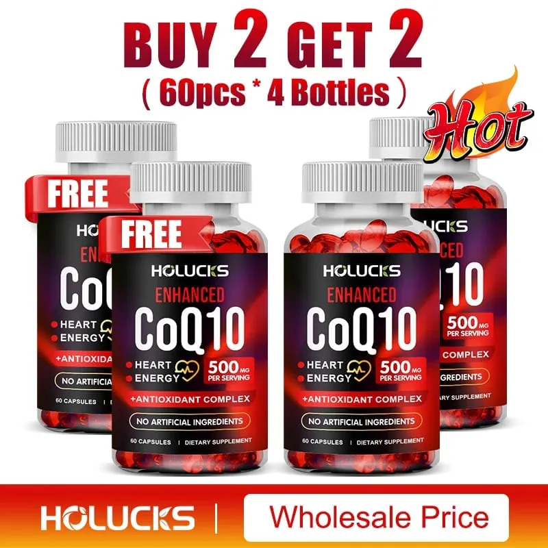 Antioxidant CoQ10 pro kardiovaskulární a srdeční zdraví Podpora imunitní energie a vitality Super vstřebávání Bez GMO — image 8