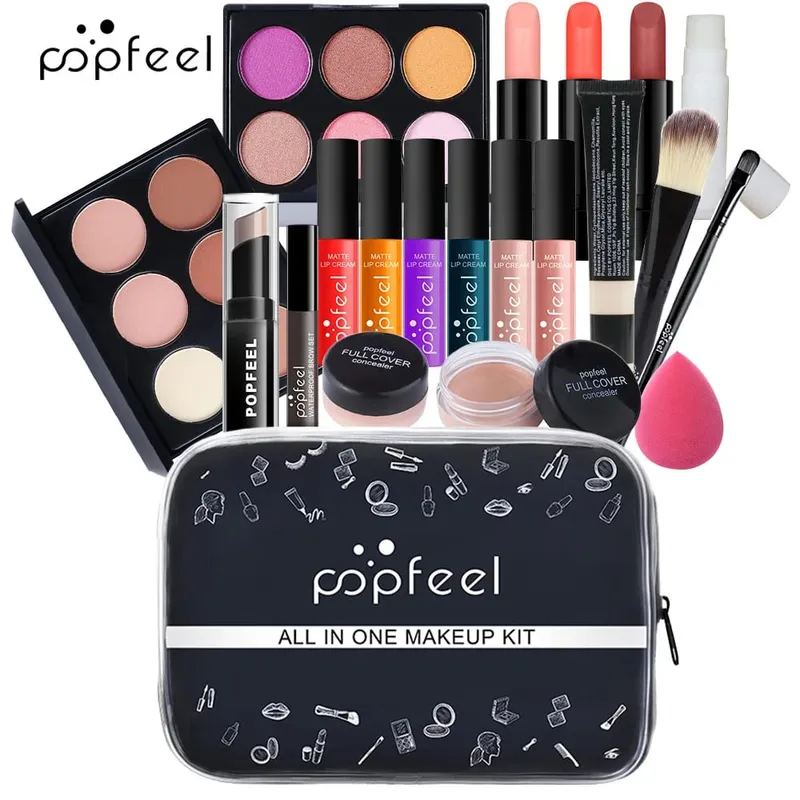 Women's All-In-One Makeup Kit Full Set - Eyebrow Eyeliner Eyeshadow Included Beauty Makeup Sets for Women