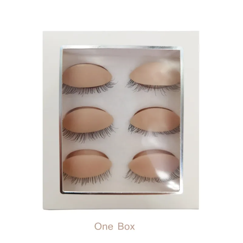 Mannequin Head For Eyelash Extension Training Kit With Removable Eyelids Silicone Cosmetic Model Heads Makeup Tools Gel Material — image 8