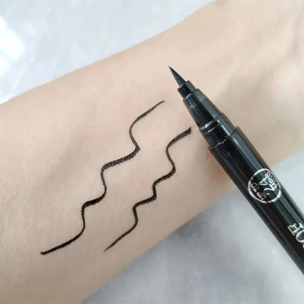 1Pc Black Fine Long Lasting Liquid Eyeliner Water Pen Waterproof Quick-drying No Fading Eye Liner Beginner Friendly Eye Makeup