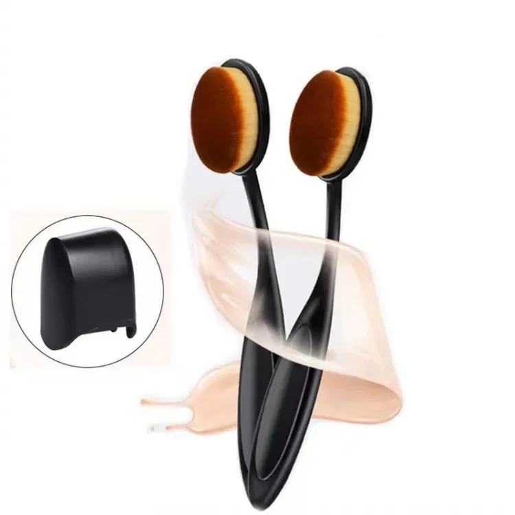 12 st blå sminkborstar Set Professional Foundation Powder Blending Blush Concealer Syntetisk fiberborste — image 10
