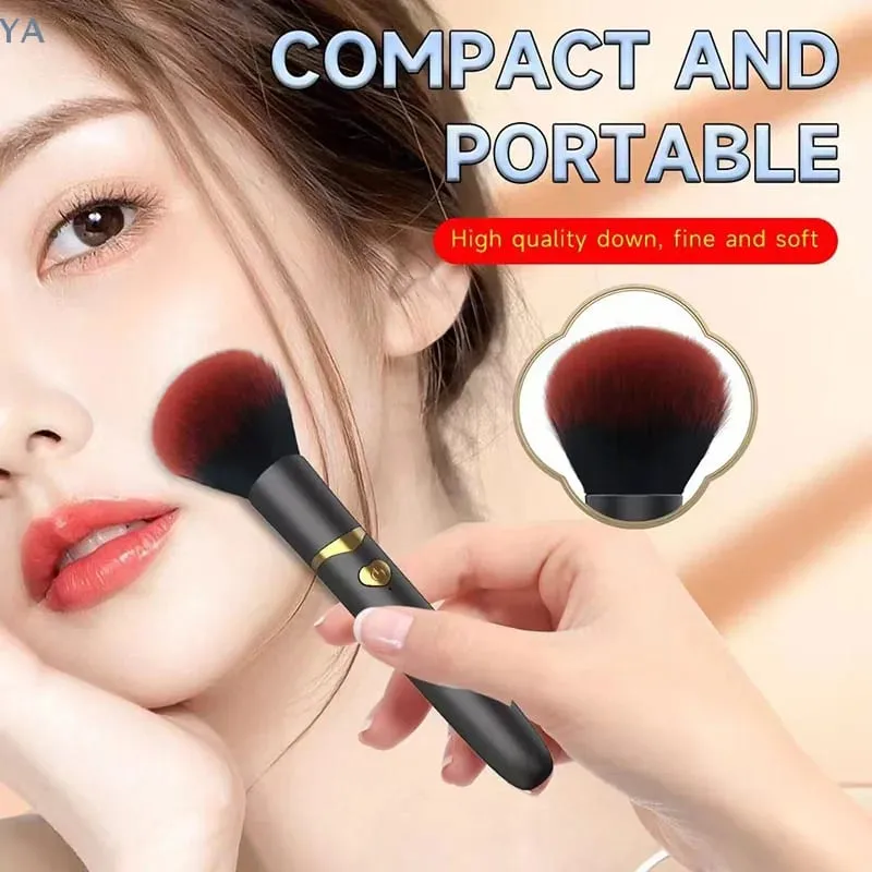 [MP]2 In 1 Electric Foundation Brush Vibration Makeup Brush Multi-Function Soft Fluffy Portable Rechargeable Detail Makeup Tools