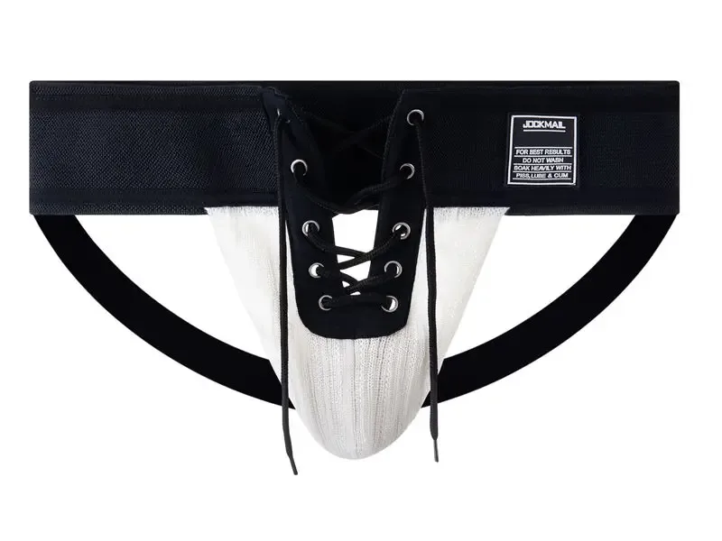 Jockmail Sexy Men Underwear Briefs Jockstrap Bare Buttocks Panties Gay Male Panties Shorts Bulging Bag Soft Underpants Cueca — image 11