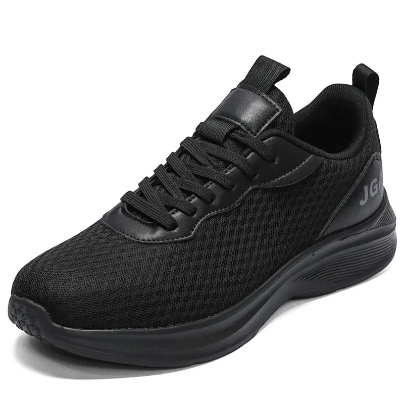 Mens Big Shoes Pure Black Sneakers Men Casual Lightweight Breathable Sports Shoes Walking Running Male Large Size 49 50 51 52 — image 2